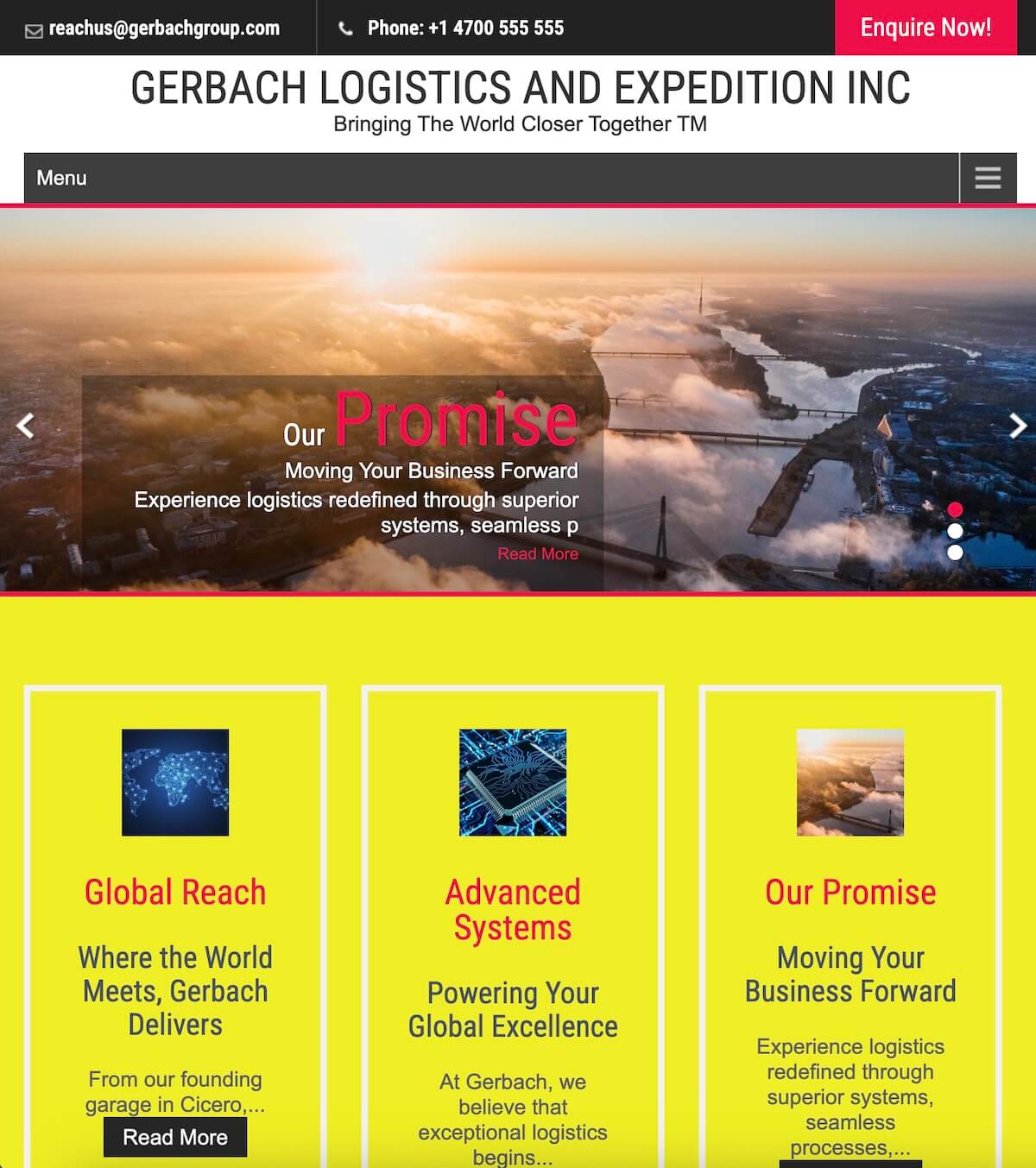 Get to know Gerbach through its Website